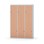 Novis Z garderobeskab lige topplade 6 rum B120 cm