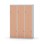 Novis Z garderobeskab lige topplade 6 rum B120 cm
