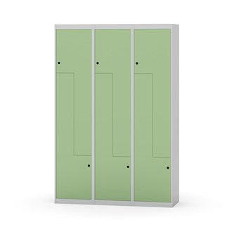 Novis Z garderobeskab lige topplade 6 rum B120 cm