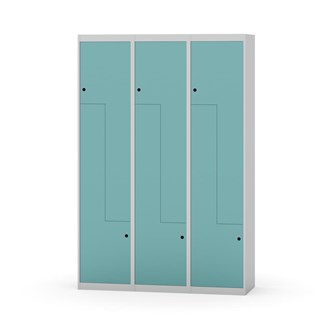 Novis Z garderobeskab lige topplade 6 rum B120 cm