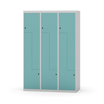 Novis Z garderobeskab lige topplade 6 rum B120 cm