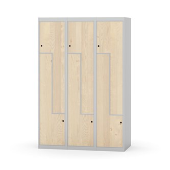 Novis Z garderobeskab lige topplade 6 rum B120 cm