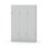 Novis Z garderobeskab lige topplade 6 rum B120 cm