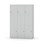 Novis Z garderobeskab lige topplade 6 rum B120 cm