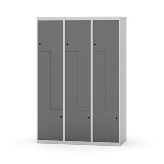 Novis Z garderobeskab lige topplade 6 rum B120 cm