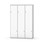 Novis Z garderobeskab lige topplade 6 rum B120 cm