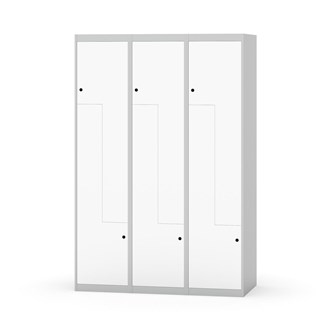 Novis Z garderobeskab lige topplade 6 rum B120 cm