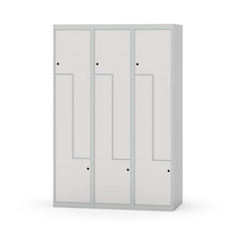 Novis Z garderobeskab lige topplade 6 rum B120 cm