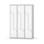 Novis Z garderobeskab lige topplade 6 rum B120 cm