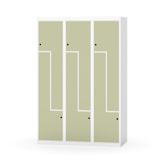 Novis Z garderobeskab lige topplade 6 rum B120 cm