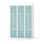 Novis Z garderobeskab lige topplade 6 rum B120 cm