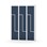 Novis Z garderobeskab lige topplade 6 rum B120 cm