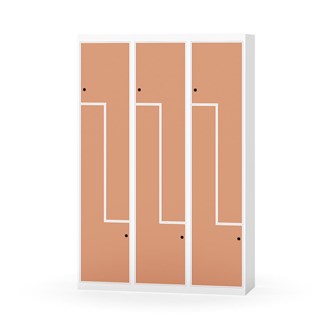 Novis Z garderobeskab lige topplade 6 rum B120 cm