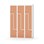 Novis Z garderobeskab lige topplade 6 rum B120 cm