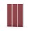 Novis Z garderobeskab lige topplade 6 rum B120 cm