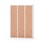 Novis Z garderobeskab lige topplade 6 rum B120 cm