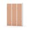 Novis Z garderobeskab lige topplade 6 rum B120 cm