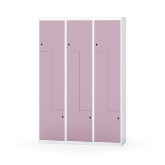 Novis Z garderobeskab lige topplade 6 rum B120 cm