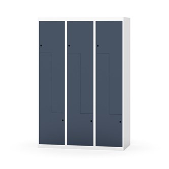 Novis Z garderobeskab lige topplade 6 rum B120 cm