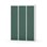 Novis Z garderobeskab lige topplade 6 rum B120 cm