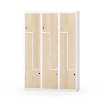 Novis Z garderobeskab lige topplade 6 rum B120 cm
