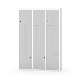 Novis Z garderobeskab lige topplade 6 rum B120 cm