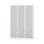 Novis Z garderobeskab lige topplade 6 rum B120 cm