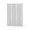 Novis Z garderobeskab lige topplade 6 rum B120 cm