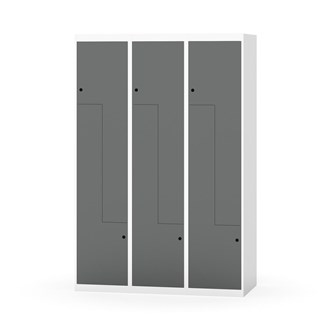 Novis Z garderobeskab lige topplade 6 rum B120 cm