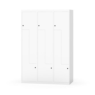 Novis Z garderobeskab lige topplade 6 rum B120 cm