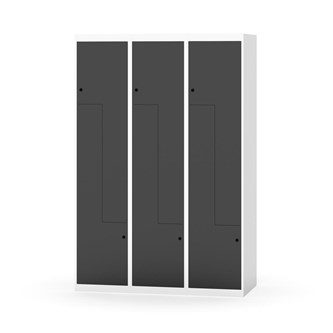 Novis Z garderobeskab lige topplade 6 rum B120 cm