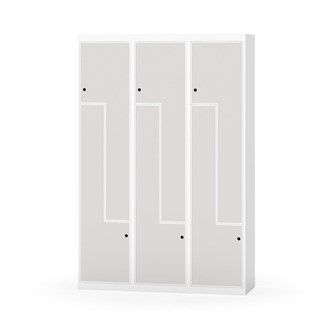 Novis Z garderobeskab lige topplade 6 rum B120 cm
