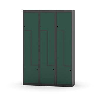 Novis Z garderobeskab lige topplade 6 rum B120 cm