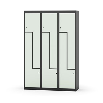 Novis Z garderobeskab lige topplade 6 rum B120 cm