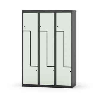 Novis Z garderobeskab lige topplade 6 rum B120 cm