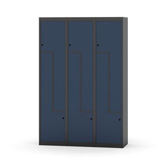 Novis Z garderobeskab lige topplade 6 rum B120 cm
