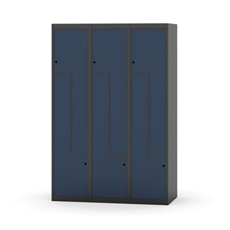 Novis Z garderobeskab lige topplade 6 rum B120 cm