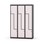 Novis Z garderobeskab lige topplade 6 rum B120 cm