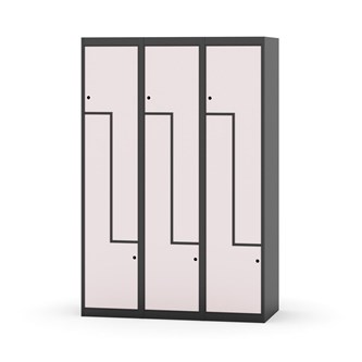 Novis Z garderobeskab lige topplade 6 rum B120 cm