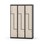 Novis Z garderobeskab lige topplade 6 rum B120 cm