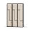 Novis Z garderobeskab lige topplade 6 rum B120 cm