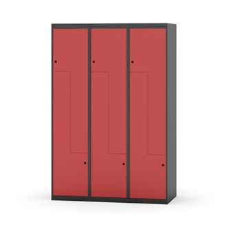 Novis Z garderobeskab lige topplade 6 rum B120 cm