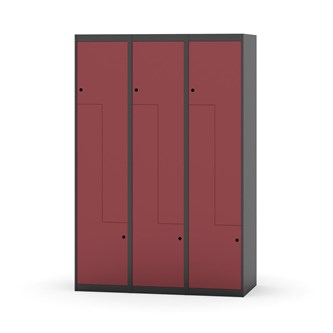 Novis Z garderobeskab lige topplade 6 rum B120 cm