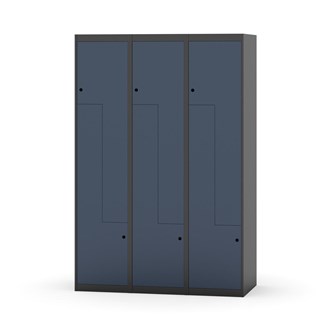 Novis Z garderobeskab lige topplade 6 rum B120 cm