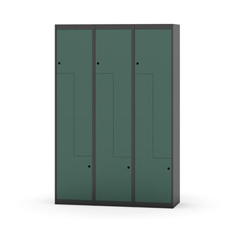 Novis Z garderobeskab lige topplade 6 rum B120 cm