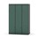 Novis Z garderobeskab lige topplade 6 rum B120 cm