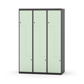 Novis Z garderobeskab lige topplade 6 rum B120 cm