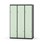 Novis Z garderobeskab lige topplade 6 rum B120 cm