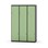 Novis Z garderobeskab lige topplade 6 rum B120 cm