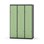 Novis Z garderobeskab lige topplade 6 rum B120 cm